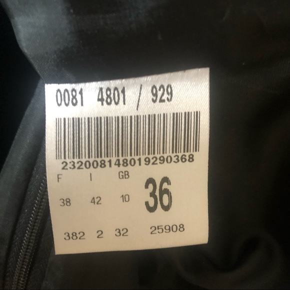 Vera Mont (France) Holiday Black Dress Cocktail, Business Formal Dress Vtg Sz 10 - Picture 6 of 8